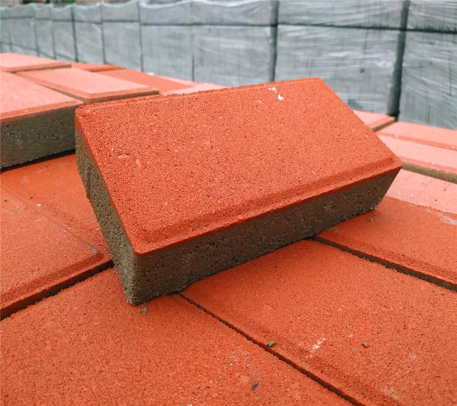 红色透水砖